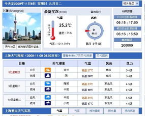 上海明天天气预报（上海明天天气预报查询一周）