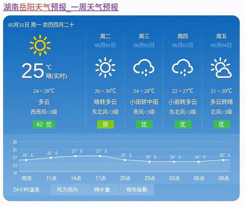 岳阳天气预报（岳阳天气预报十五天90831）