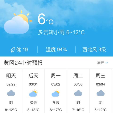 黄冈天气预报15天（湖北天气最新预报）