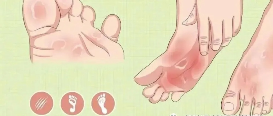 脚上怎样分辨是脚气还是湿疹（女性脚气初期图片）